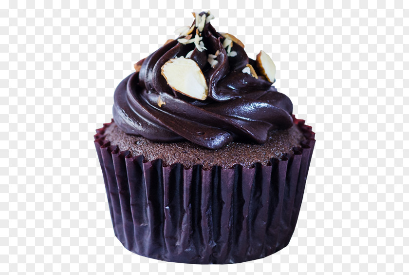 Chocolate Cake Cupcake Truffle Ganache PNG