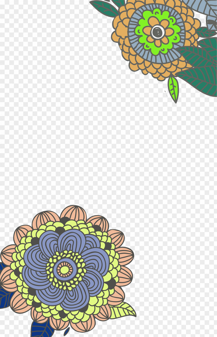 Floral Decoration Design Paper Douchegordijn Flower Pattern PNG