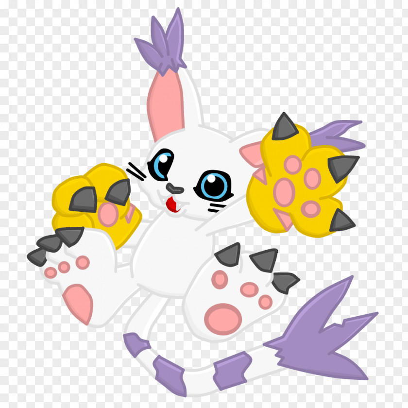 Kitten Whiskers Easter Bunny Clip Art PNG
