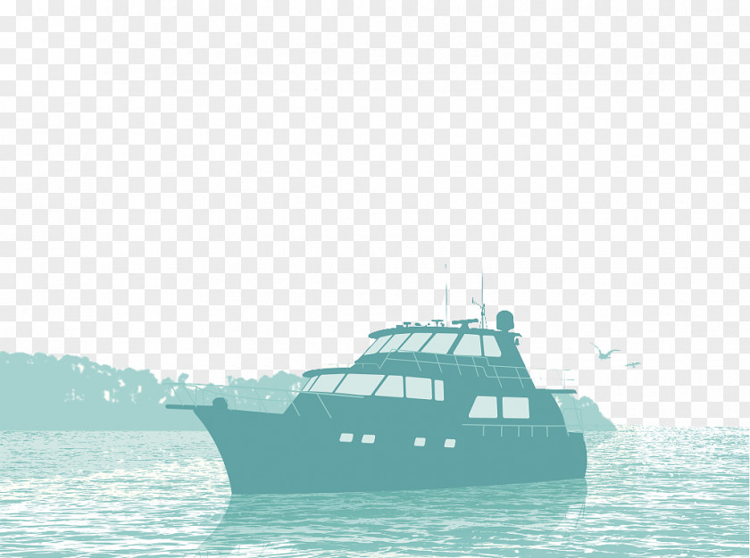 Decorative Illustration Yacht Vector Boat Fishing Watercraft PNG