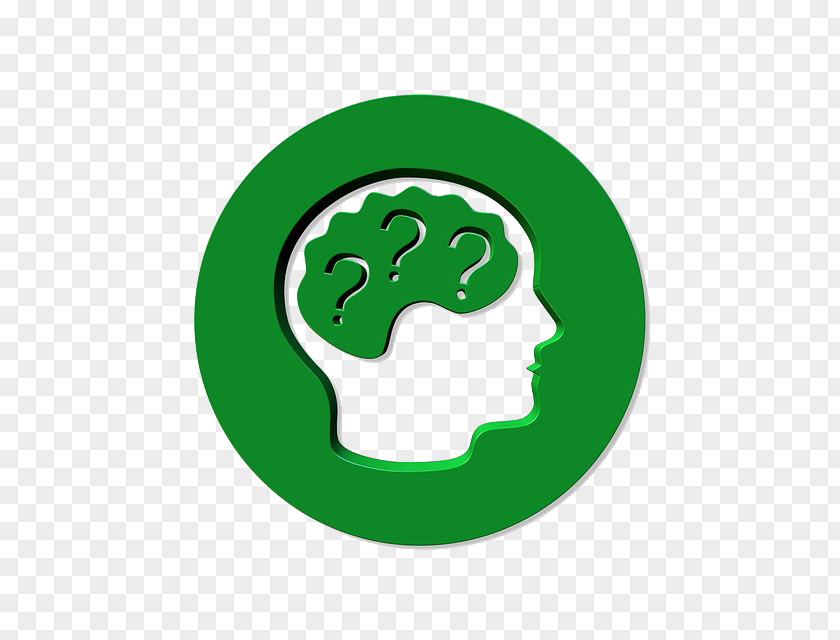 Green Head Human Brain Health Care Mental Disorder PNG