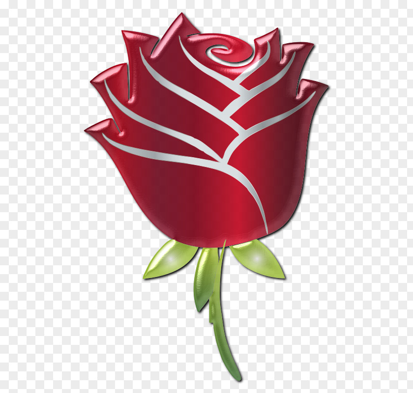 Stylized Rose Clip Art PNG