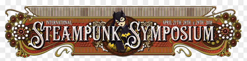 Victorian Corsets Steampunk Symposium Brand Logo Font PNG
