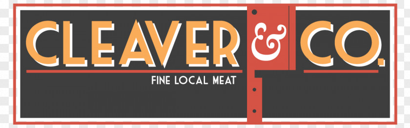 Meat Market Cleaver & Co. Butcher Logo Boucherie PNG