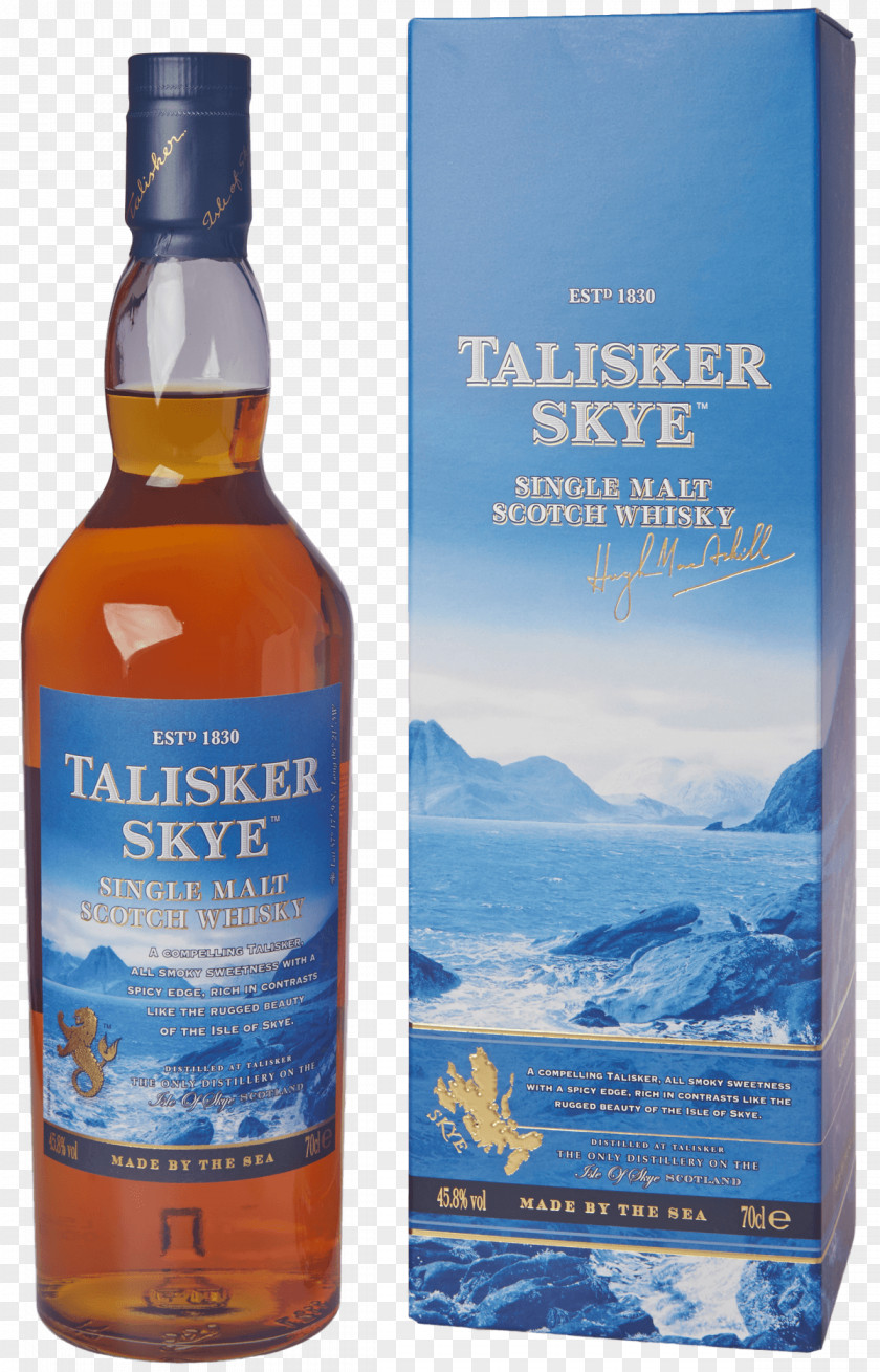 Single Malt Whisky Talisker Distillery Talisker, Skye Scotch Whiskey PNG