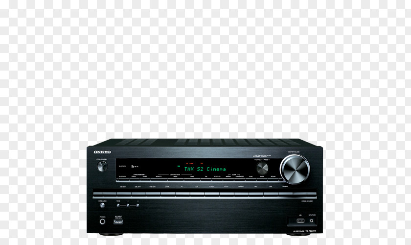 AV Receiver DTS Onkyo TX-NR727 Home Theater Systems PNG