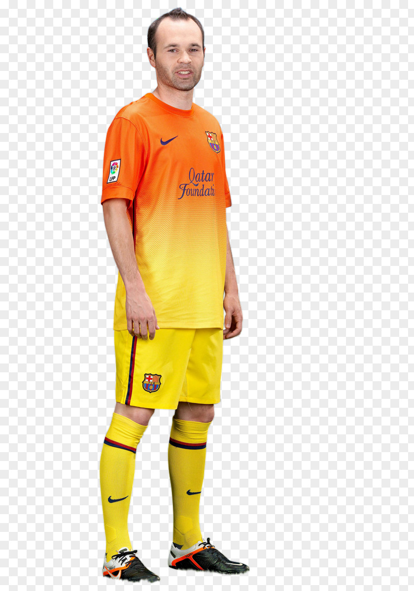 Fc Barcelona Andrés Iniesta FC T-shirt Football Player PNG