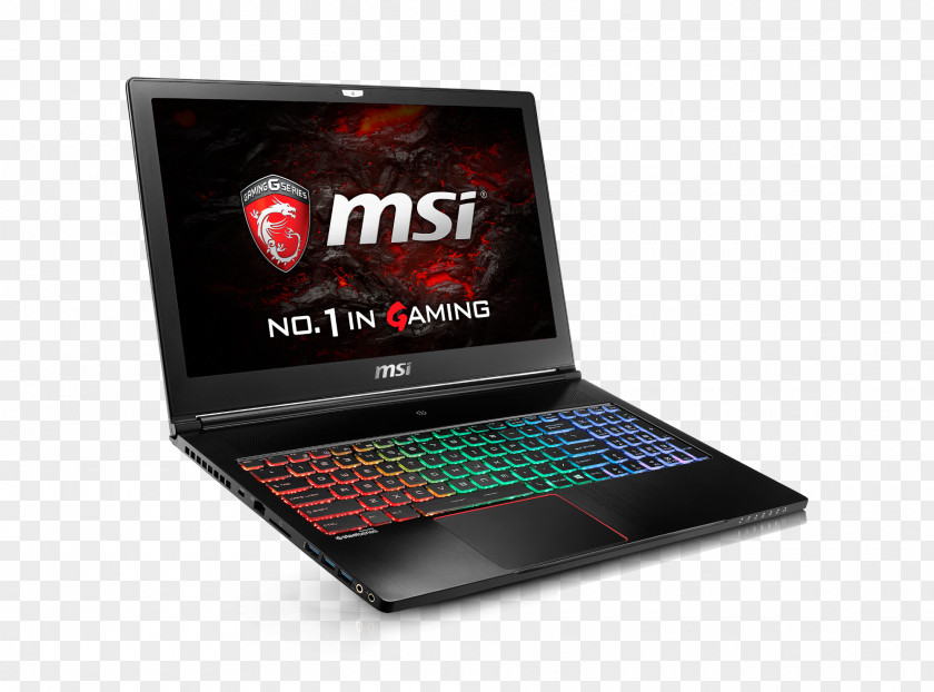 Laptop MSI GS63 Stealth Pro Micro-Star International Computer PNG