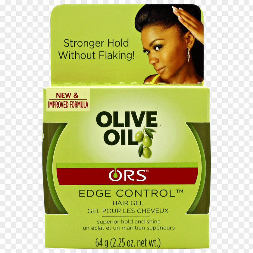 Olive Oil Label Organic Root Stimulator Edge Control Hair Gel ORS Incredibly Rich Moisturizing Lotion Creme PNG