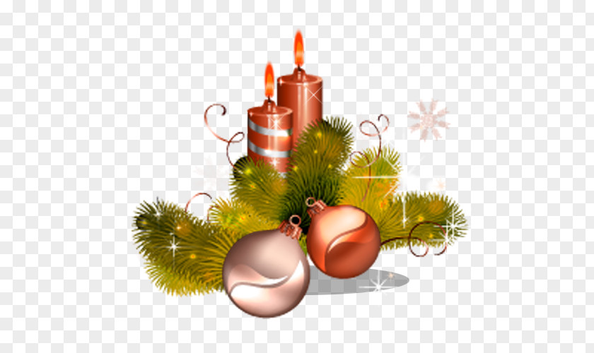 Christmas Candles Creative Bell Still Life Photography Ornament Leaf Wallpaper PNG