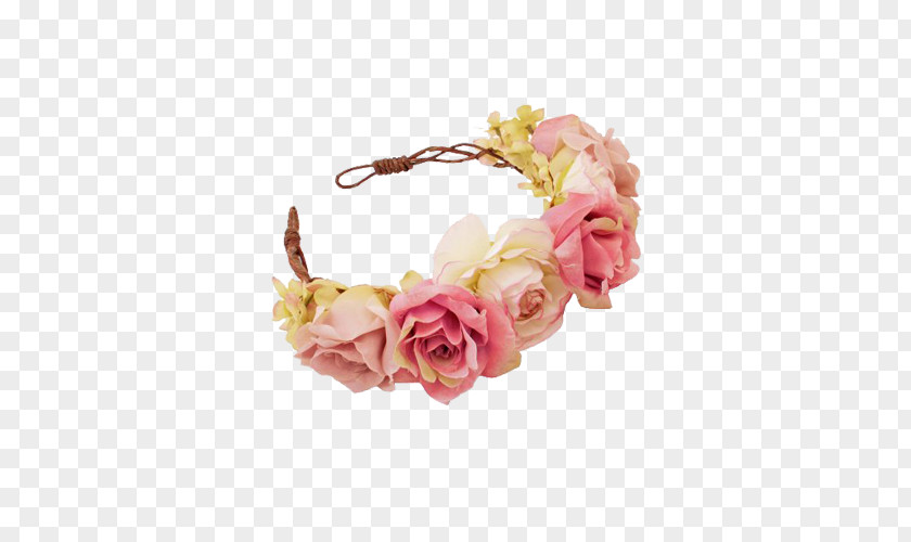 Crown Headpiece Floral Design Flower Headband PNG