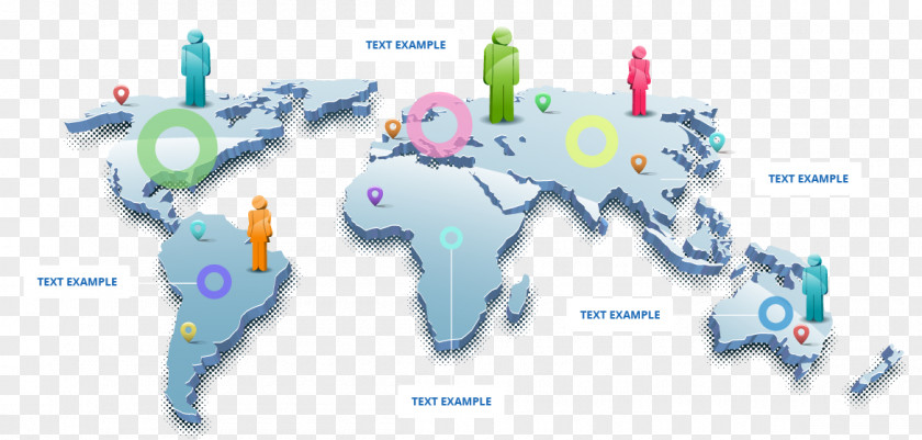 Education Info Graphics Globe World Map Business Trade PNG