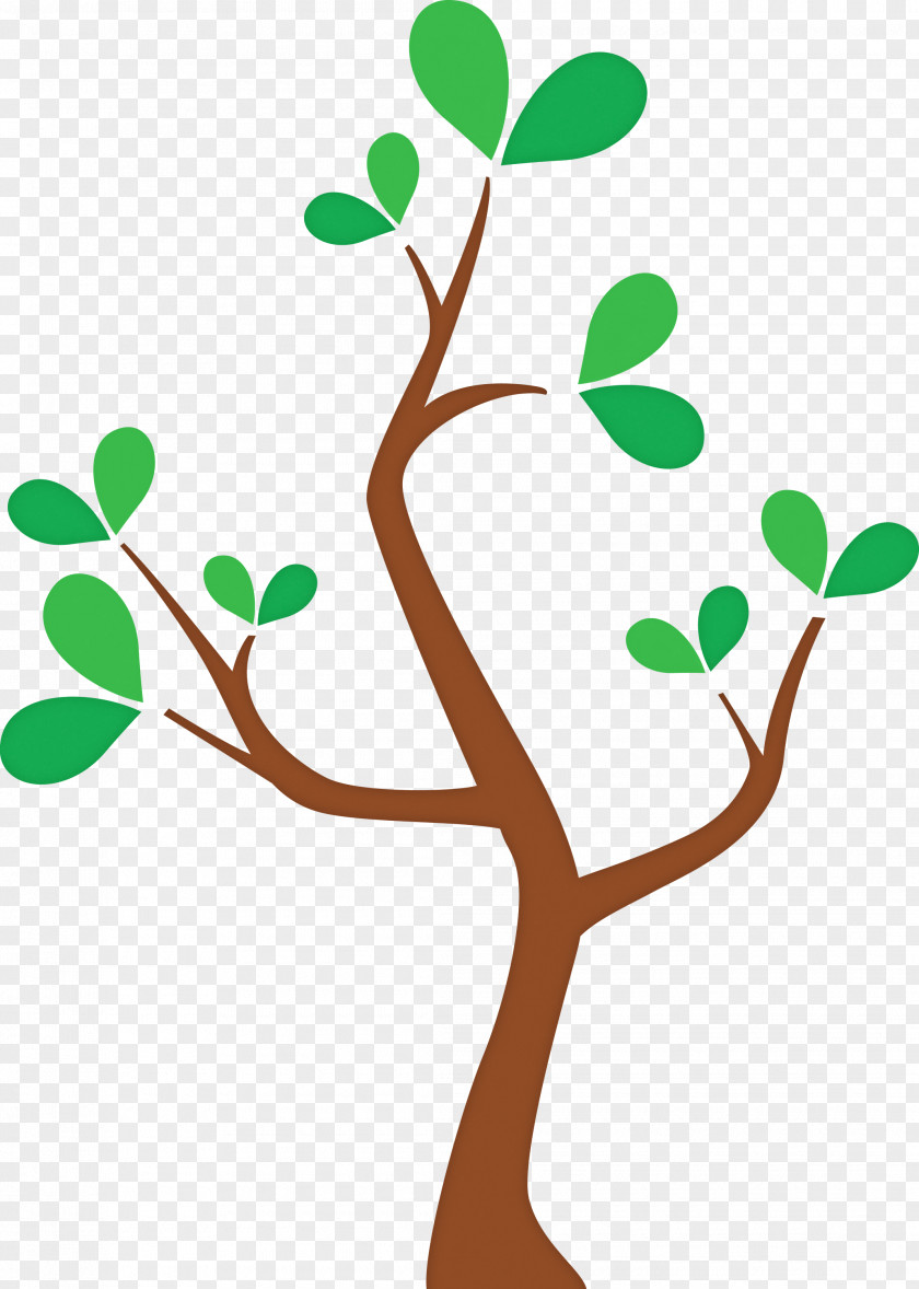 Green Leaf Branch Tree Plant PNG