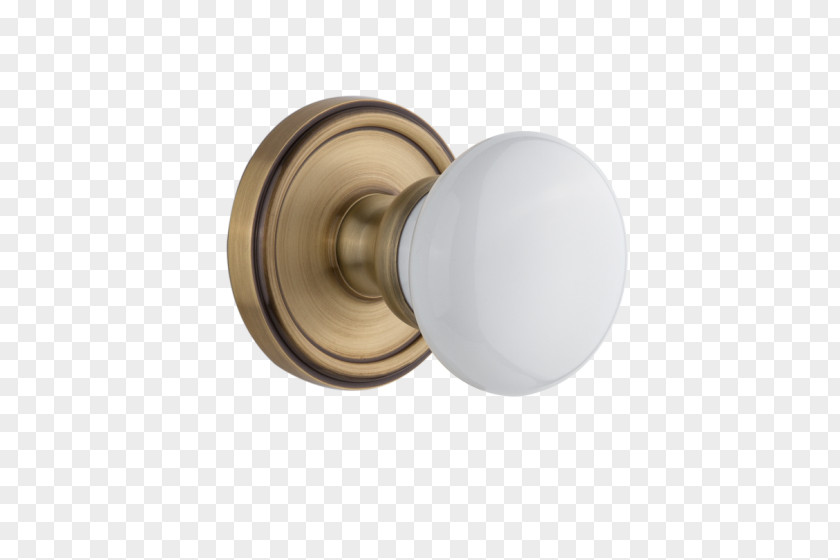 Hyde Park Door Handle Brass 01504 Knauf PNG