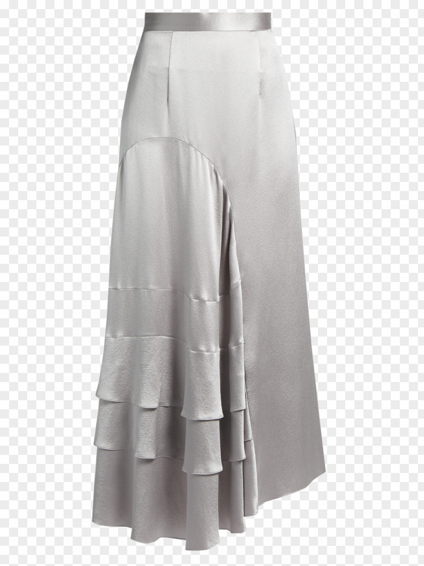 Silk Satin Skirt Pleat Ruffle Designer PNG