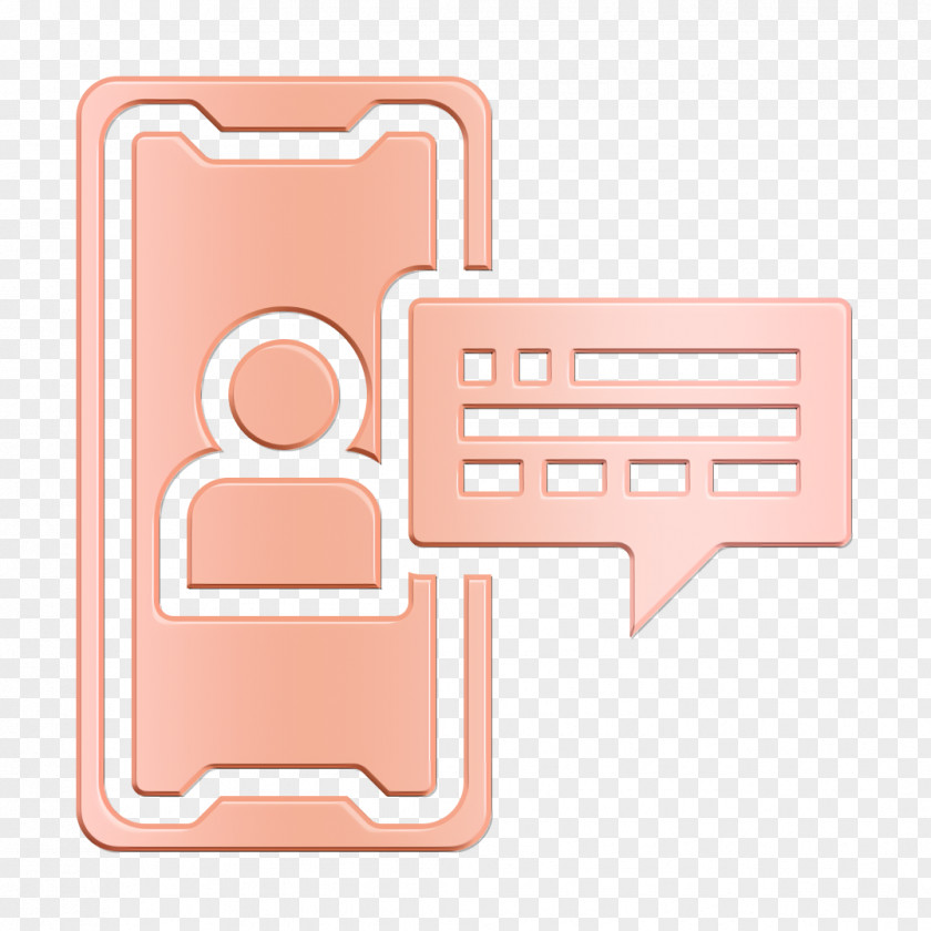 Smartphone Icon Contact Office Stationery PNG