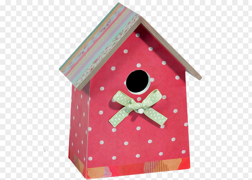 Chickadee Paper Pink M RTV Nest Box PNG