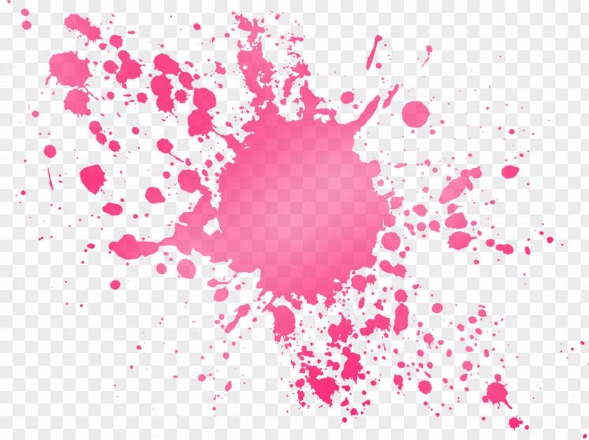 Colorful Ink Meadow Slasher Pink Graphic Design PNG