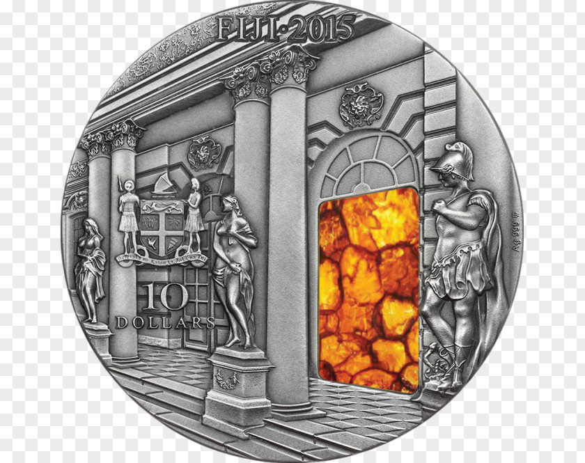 Coin Amber Room Winter Palace Silver PNG