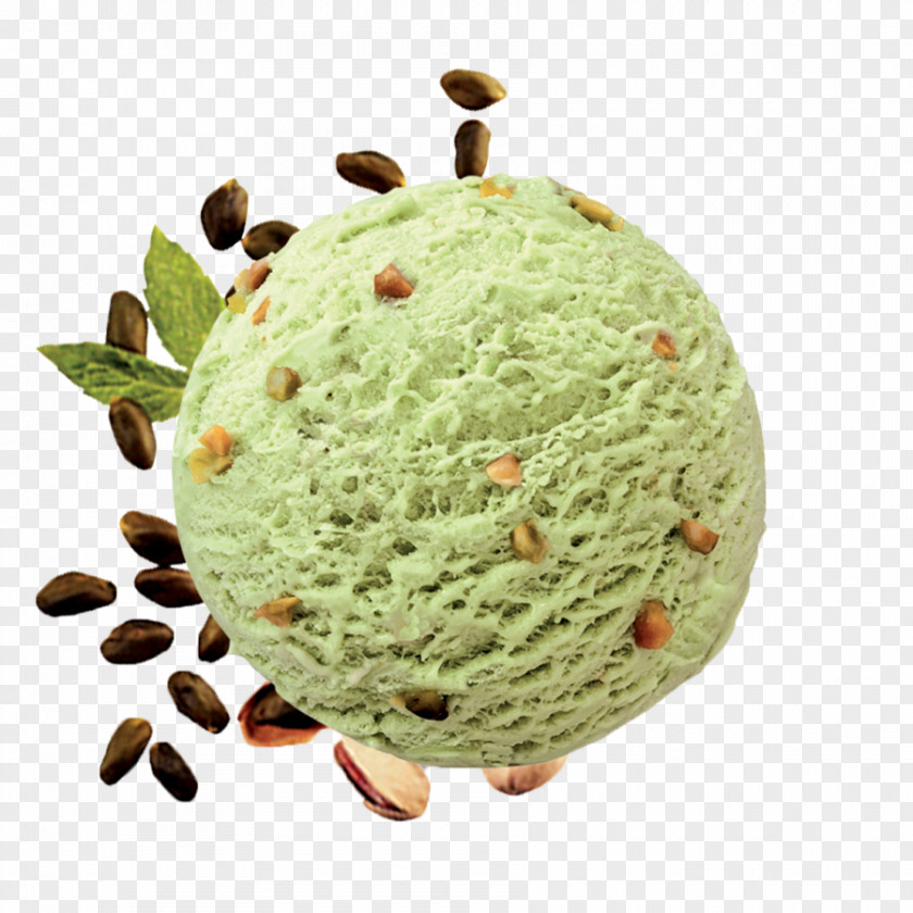 Ice Cream Gelato Pistachio Custard PNG