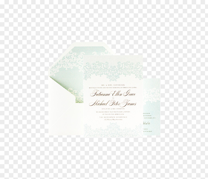 Lovely Lace Wedding Invitation Convite Font PNG