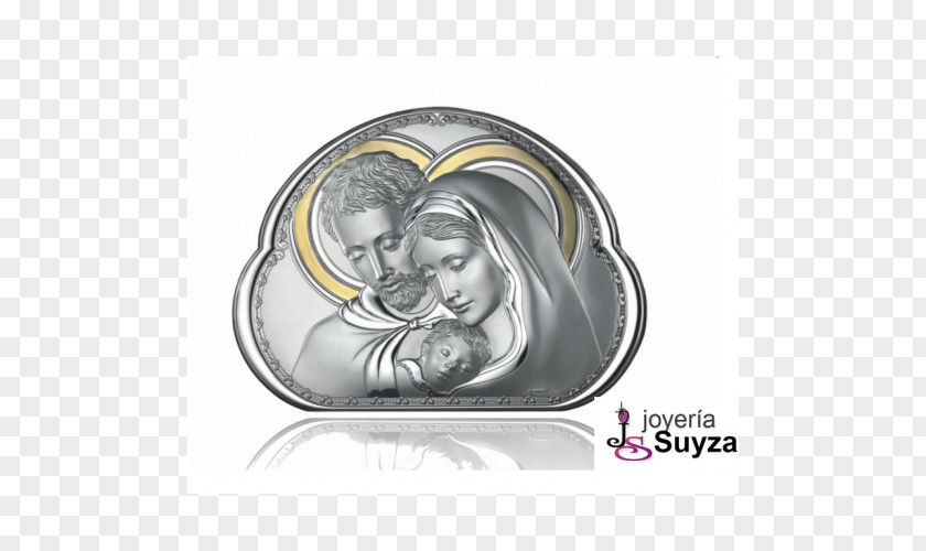 Sagrada Familia Silver Sacred Holy Family Religious Art Saint PNG