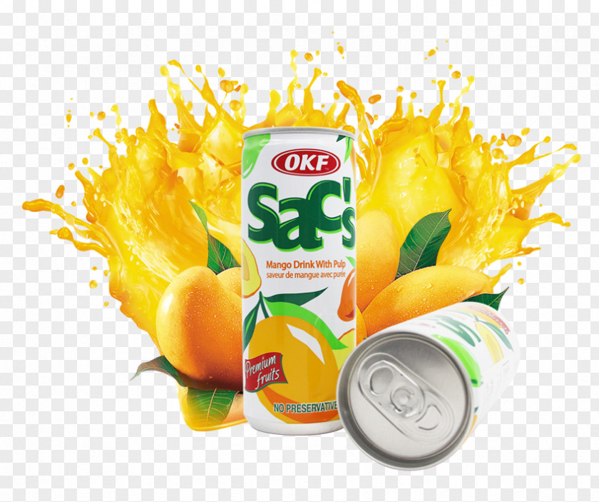 Canned Juice Mango Fruit U6c41 PNG