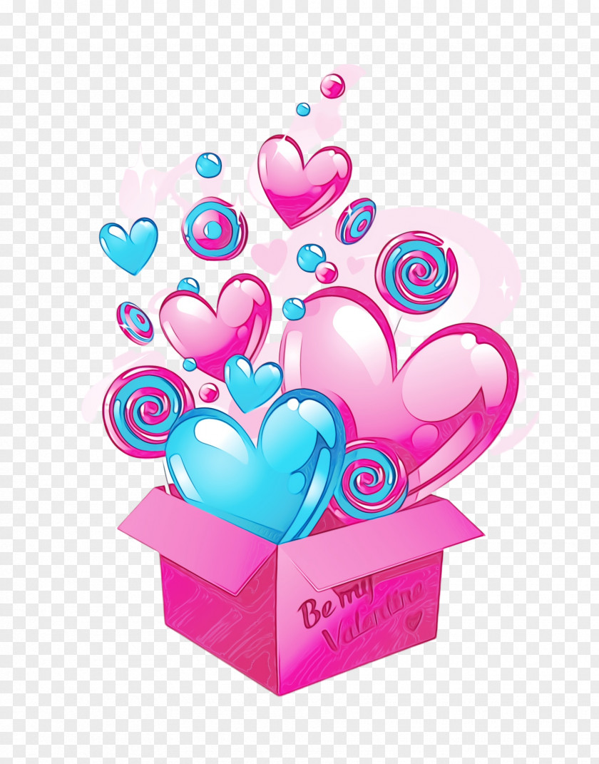 Pink Heart Font Clip Art PNG