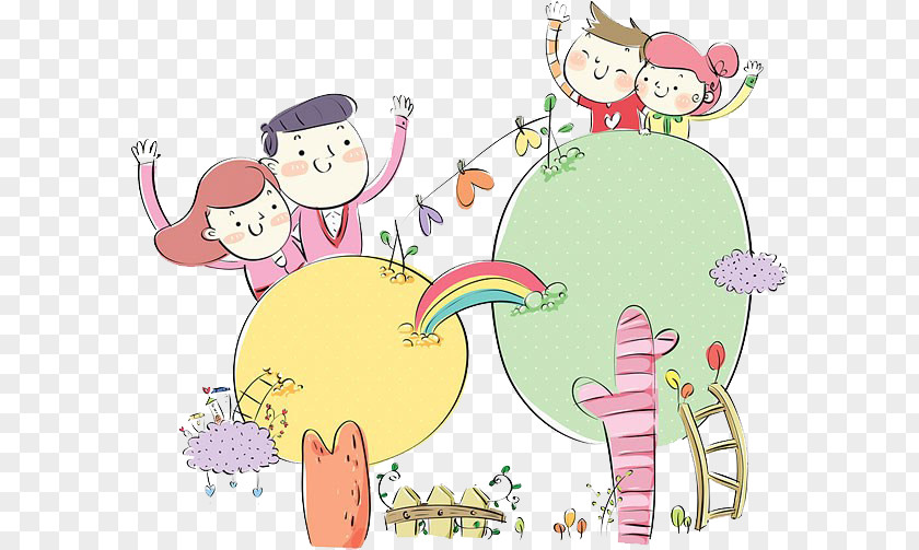 Baby And Parents Play Parent Illustration PNG
