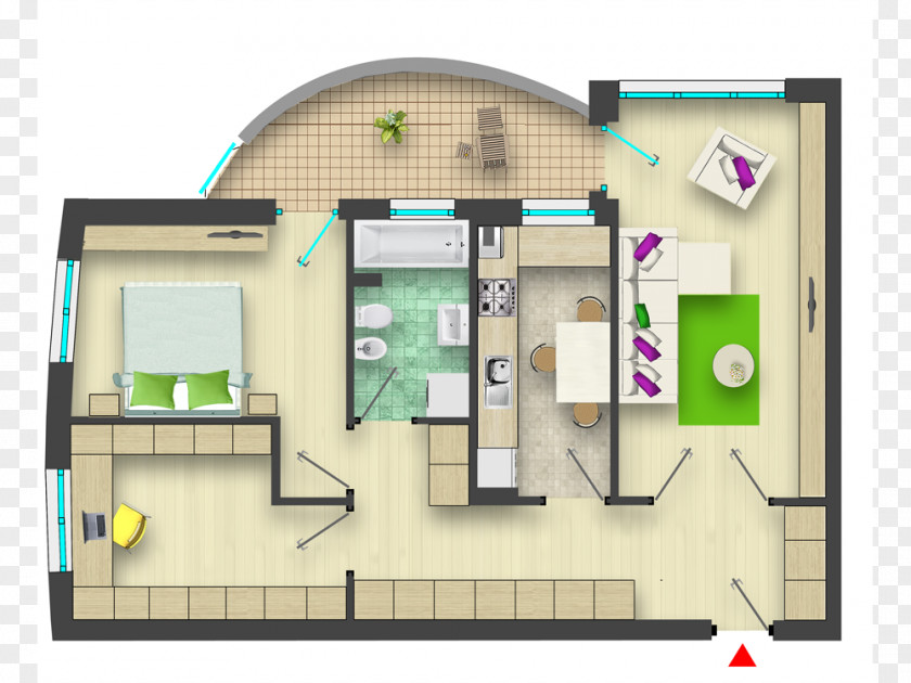 Design Architecture Floor Plan PNG