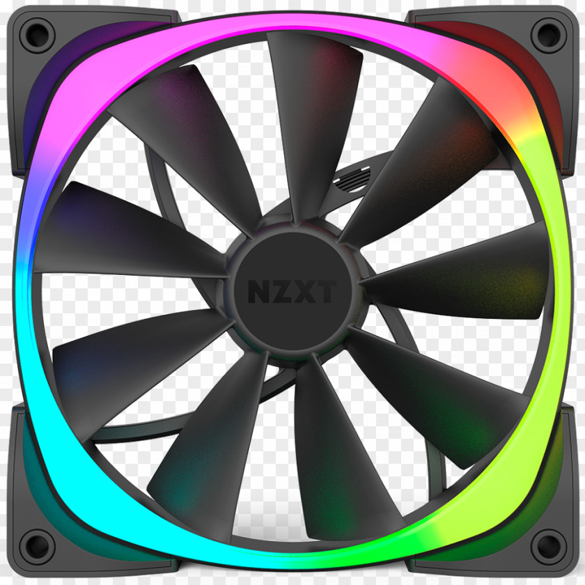 Fan Nzxt RGB Color Model Computer Light-emitting Diode PNG