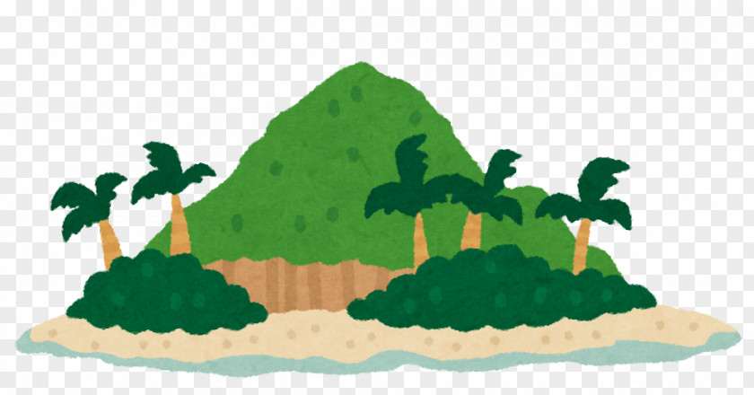 Kojima いらすとや Desert Island Phi Islands 遭難 Illustrator PNG