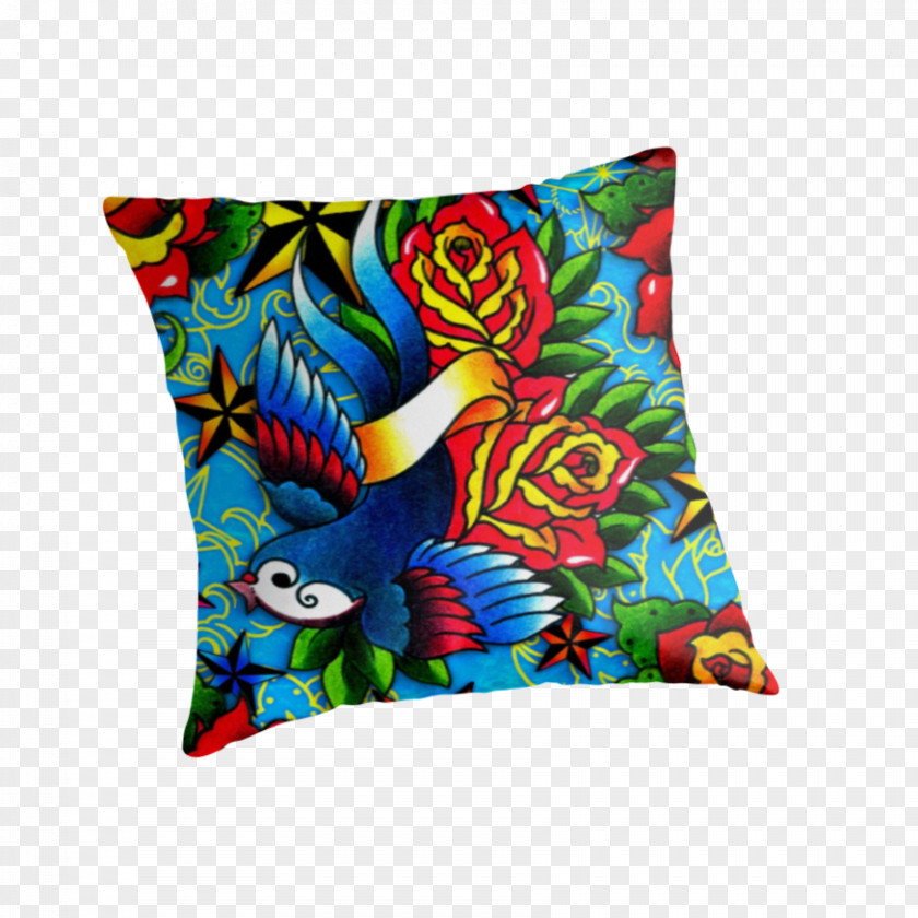 Pillow Throw Pillows Cushion Tattoo David Bolt PNG