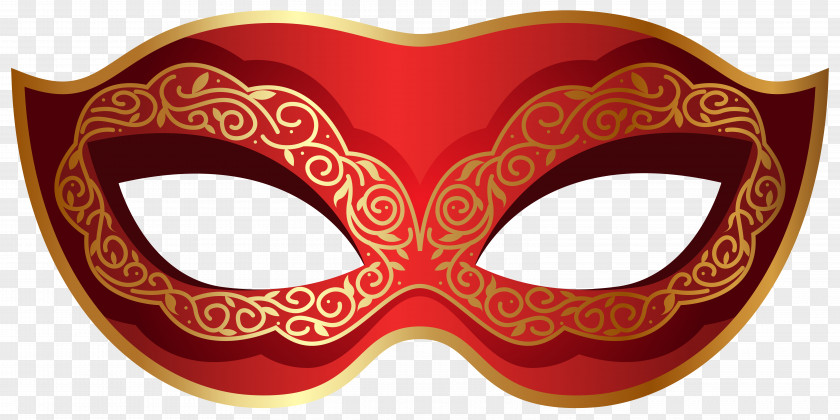 Red And Gold Carnival Mask Clip Art Image Of Venice PNG
