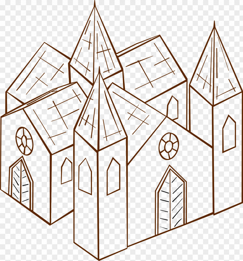 Cathedral Notre-Dame De Paris Vector Graphics Clip Art Image PNG