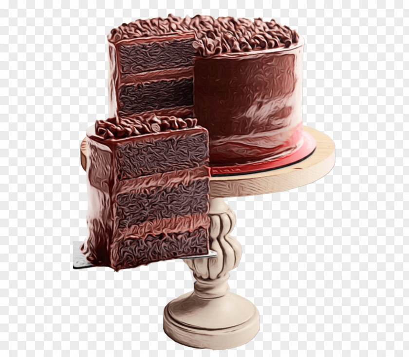 Chocolate Cake Ganache Sachertorte Buttercream PNG