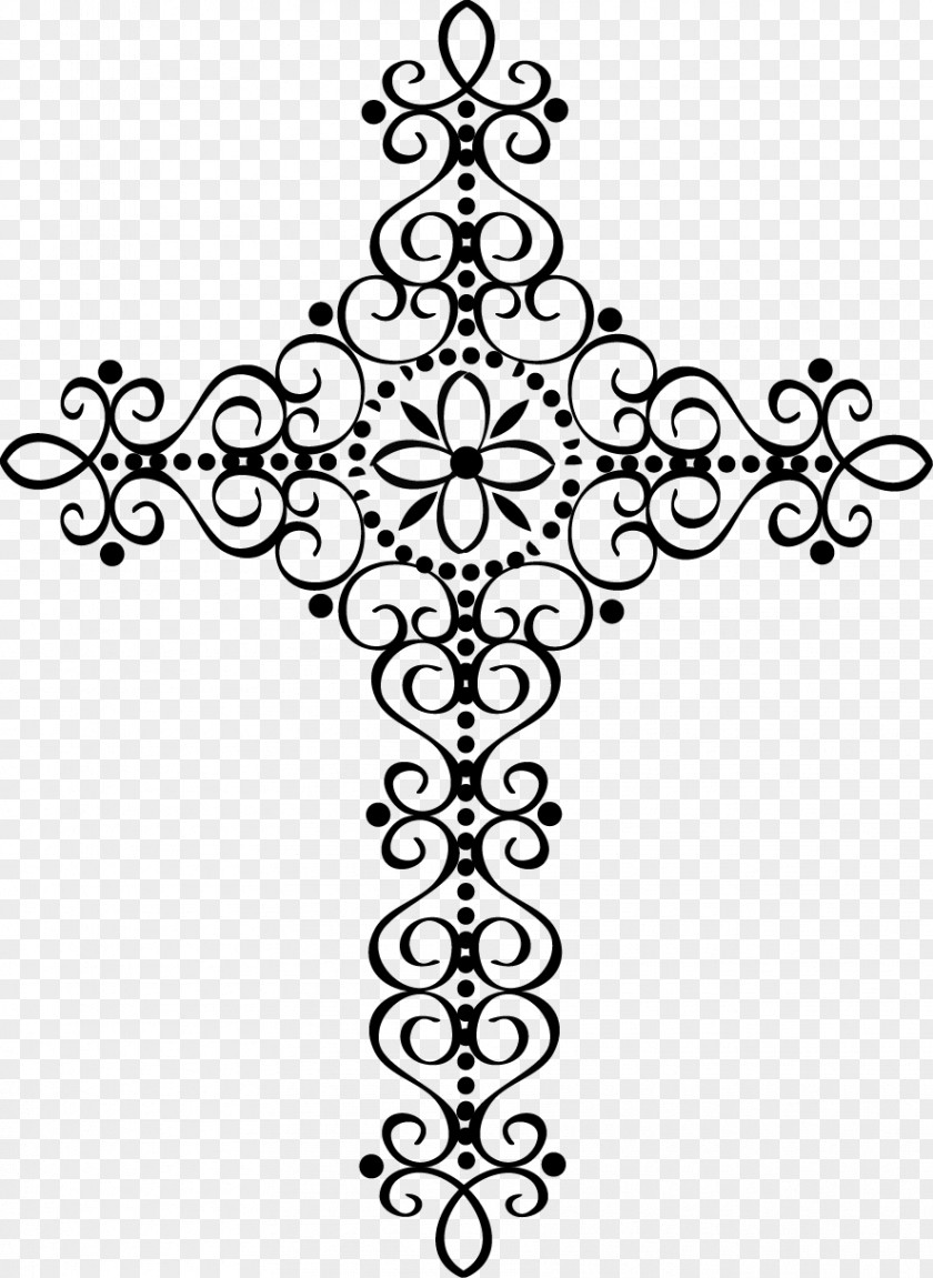 Decoration Drawing Christian Cross Clip Art PNG