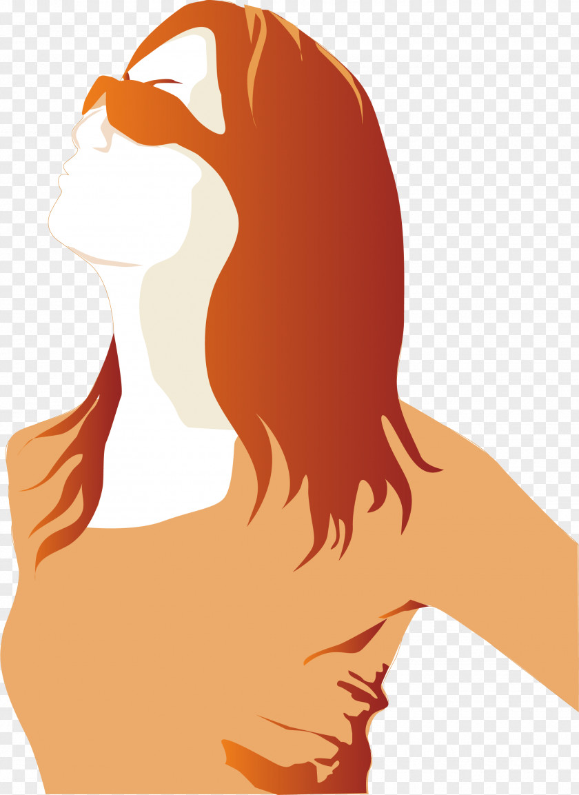 Hand-painted Women Vector Download Cdr Illustration PNG