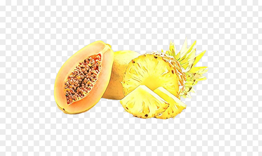 Ingredient Papaya Pineapple Cartoon PNG