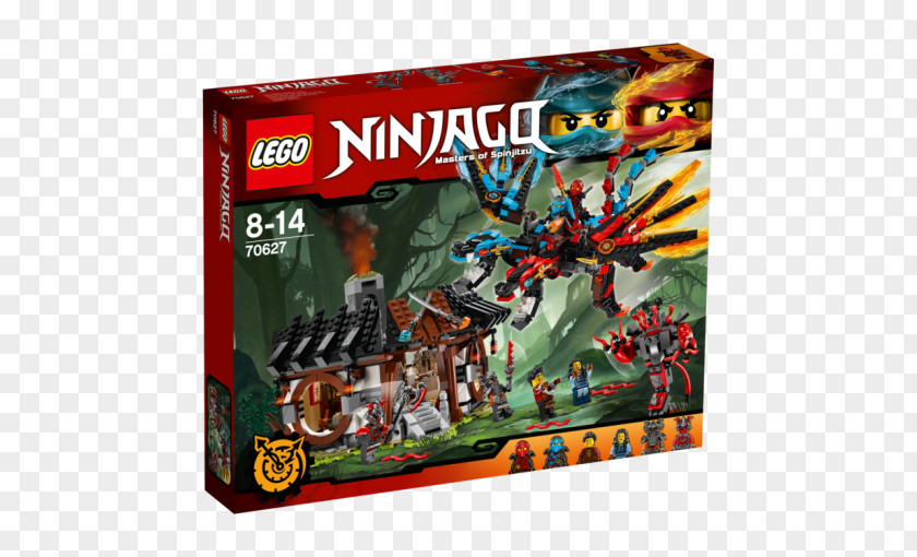 Toy LEGO 70627 NINJAGO Dragon's Forge Sensei Wu Lego Jurassic World PNG