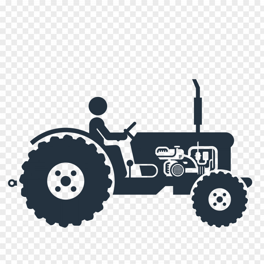 Tractor Agriculture Agricultural Machinery PNG