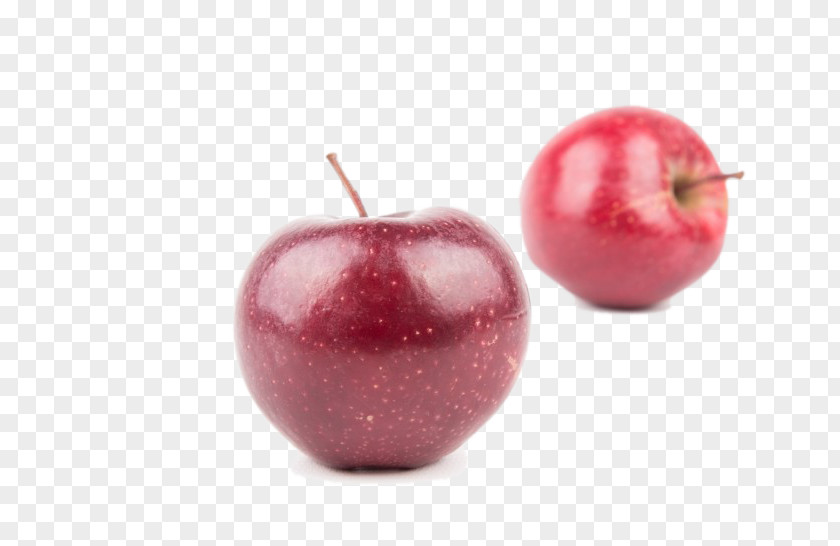 Two Red Apples Organic Food Apple PNG