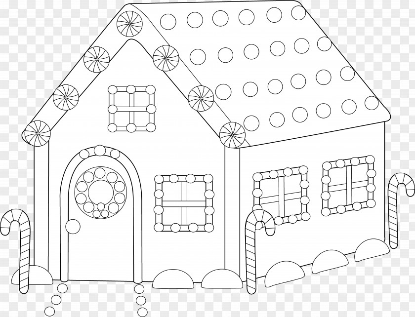 Blank House Cliparts Gingerbread Candy Cane Santa Claus PNG