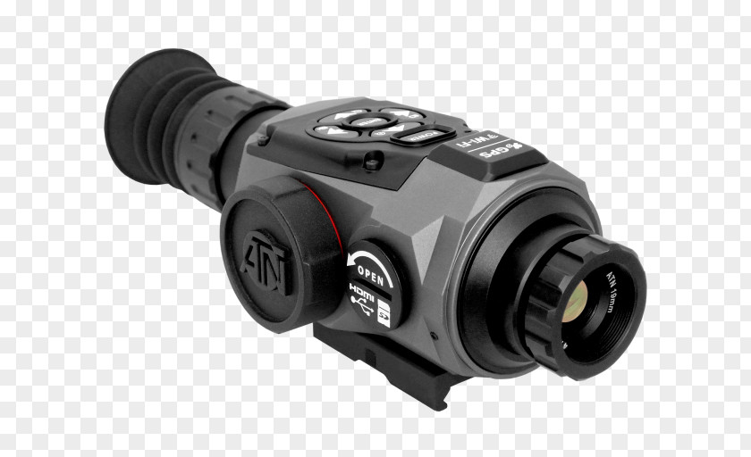 Celownik American Technologies Network Corporation Telescopic Sight Thermal Weapon Optics High-definition Television PNG