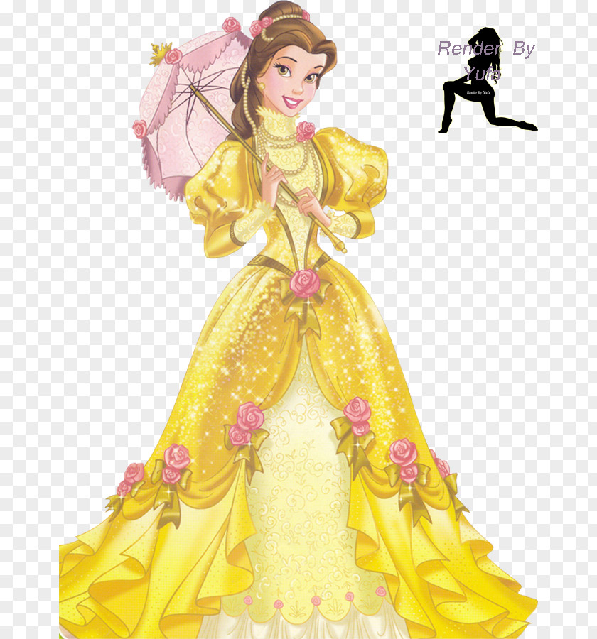 Cinderella Belle Beast Rapunzel Disney Princess PNG