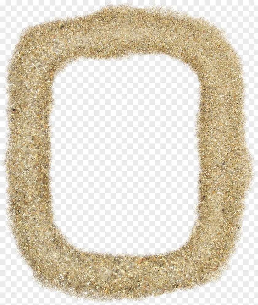 Golden Sand Box Mortar Brick Picture Frame Wall PNG
