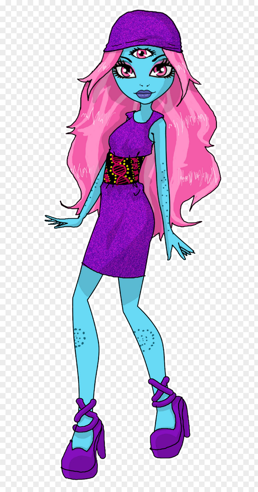 Monster High Body Illustration Clip Art Drawing PNG