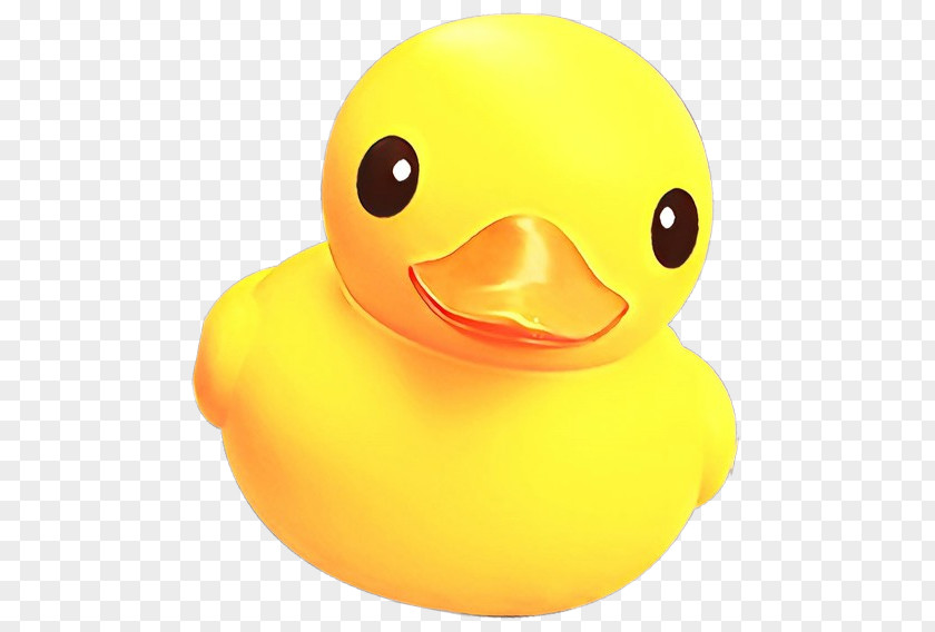 Bath Toy Rubber Ducky Duck Yellow PNG