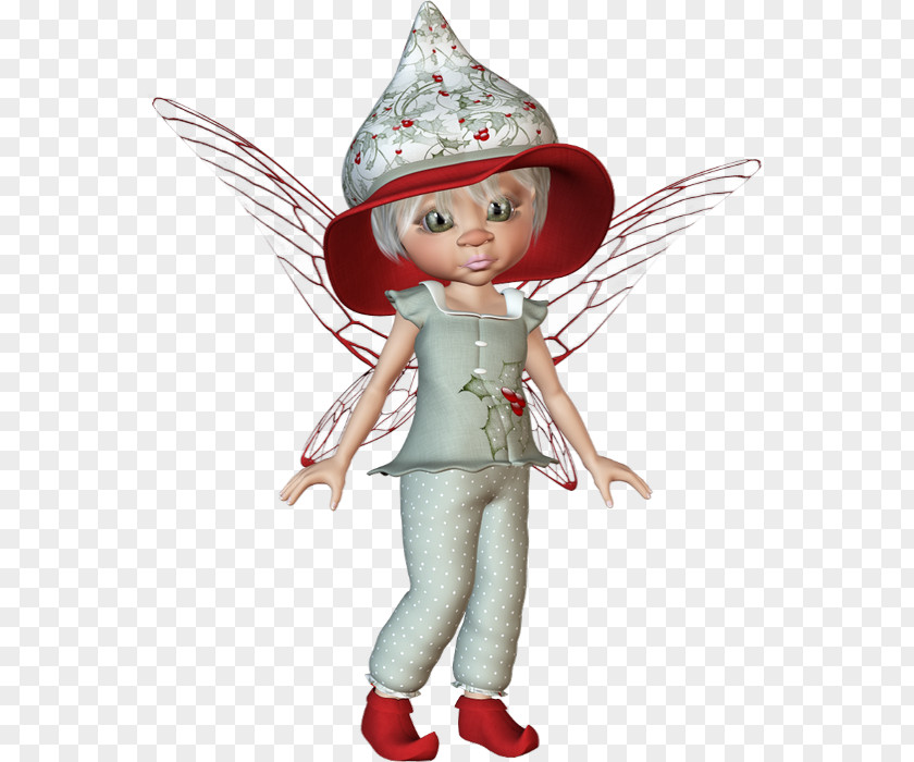 Fairy Christmas Ornament Toddler Doll PNG