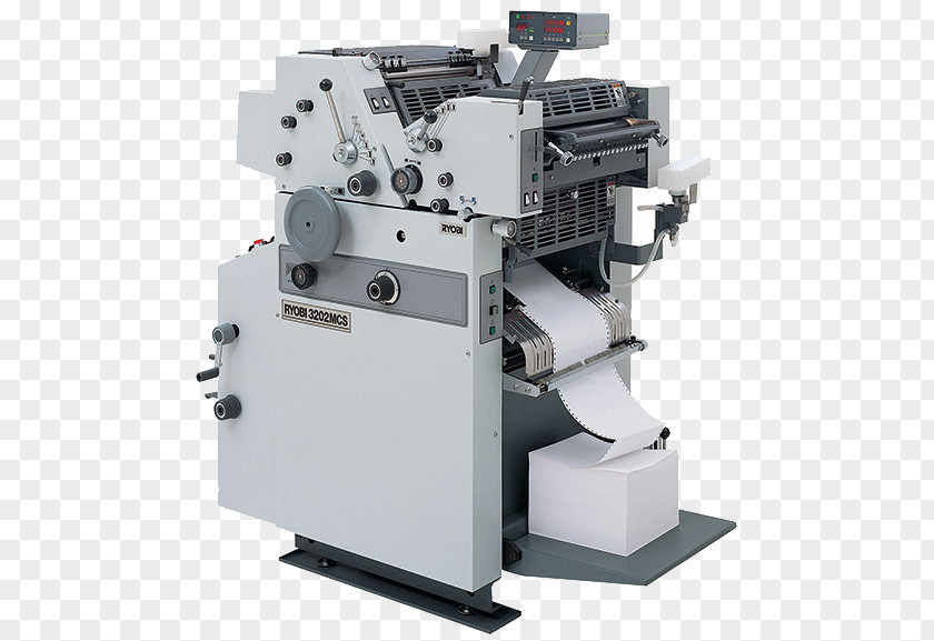 Machine Offset Printing Service PNG